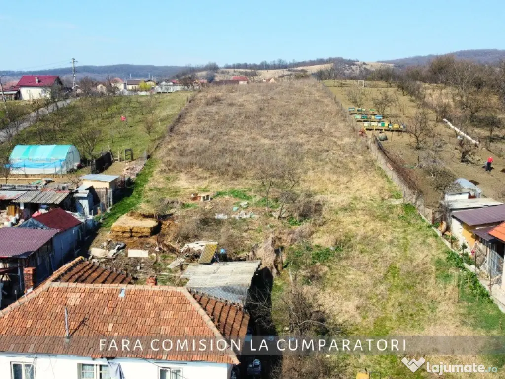 CAZANESTI, TEREN 3336mp - DESCHIDERE 27m 