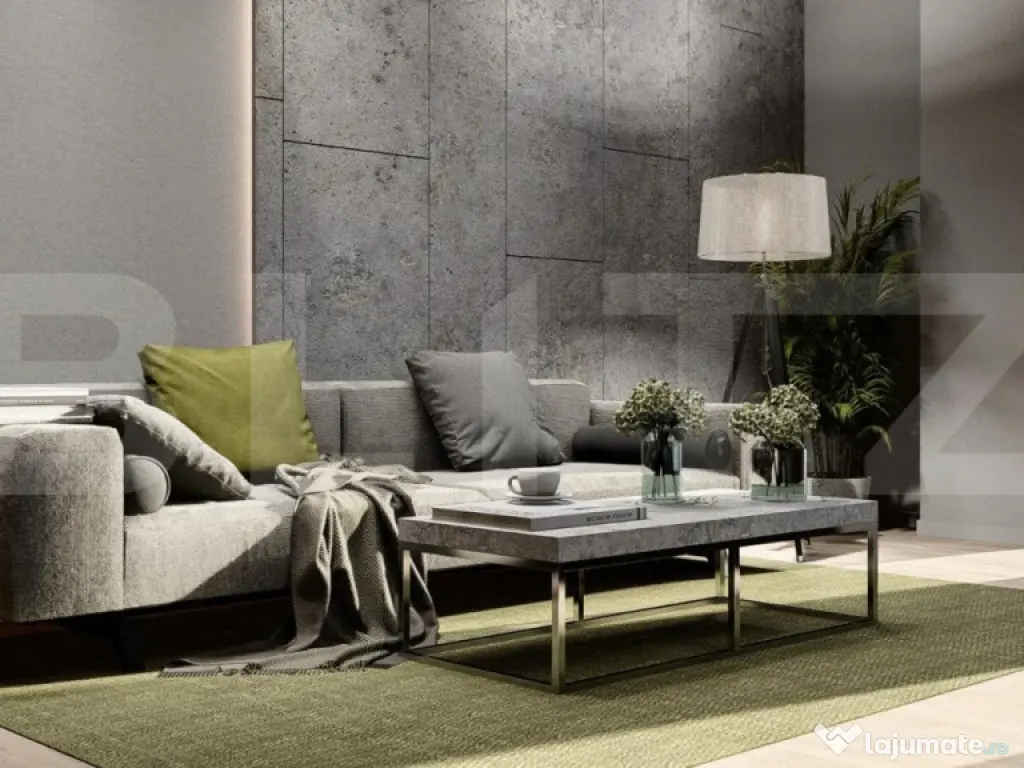 Apartament cu 2 camere, etaj 1, 50 mp utili, Torontalului