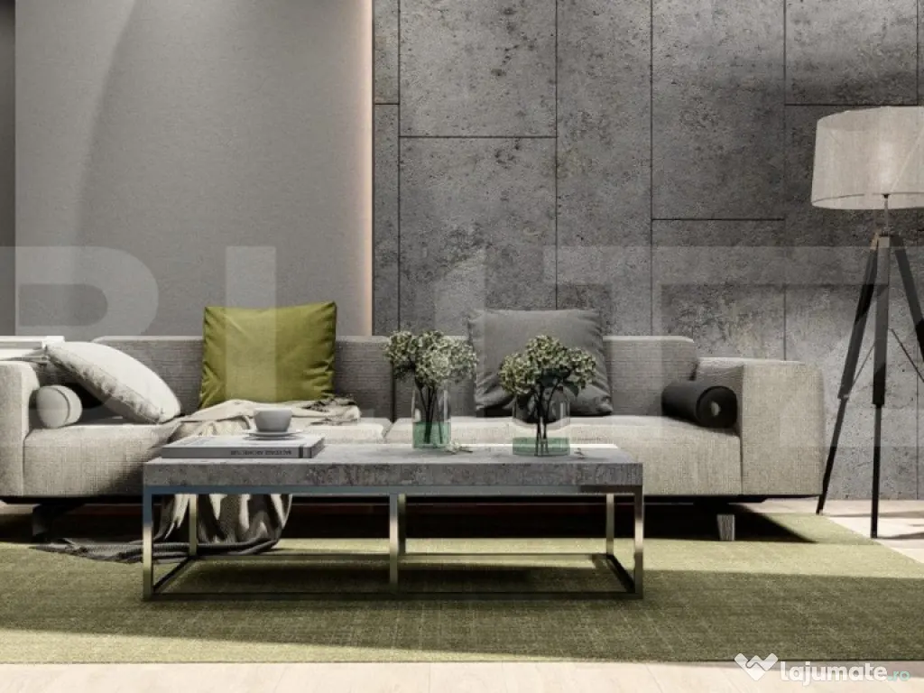 Apartament cu 2 camere, etaj 1, 50 mp utili, Torontalului