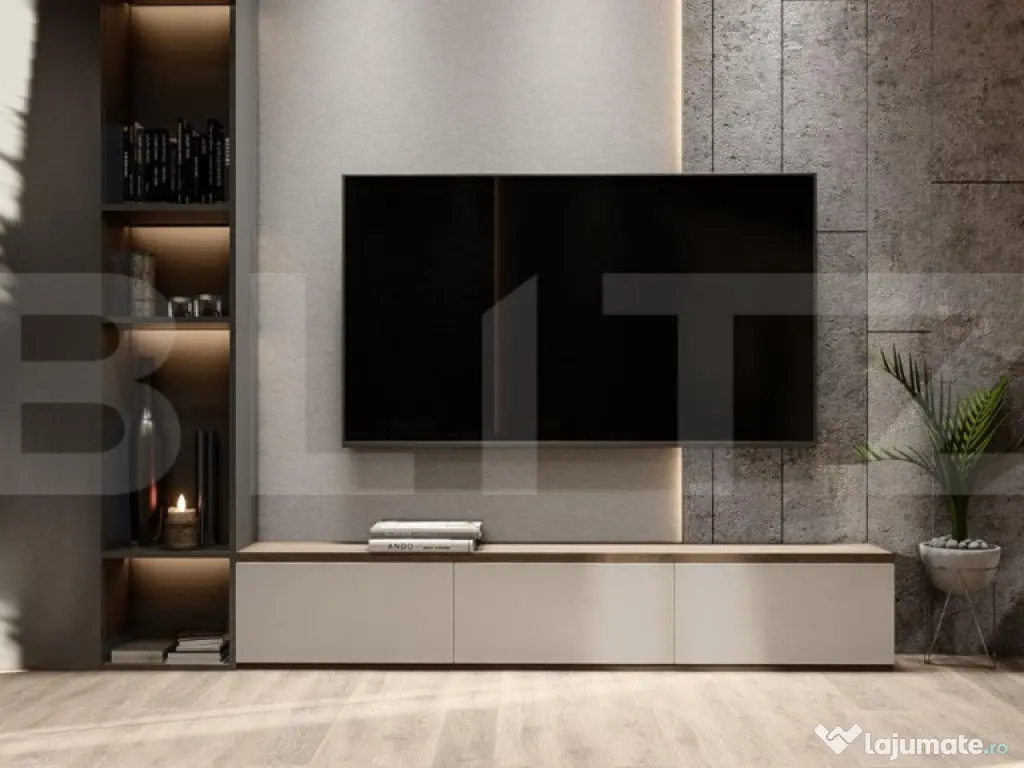 Apartament cu 2 camere, etaj 1, 50 mp utili, Torontalului