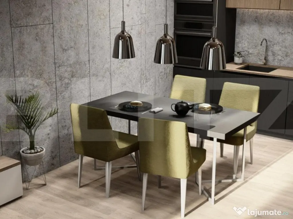 Apartament cu 2 camere, etaj 1, 50 mp utili, Torontalului