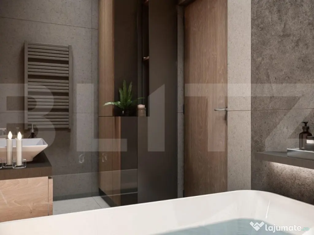 Apartament cu 2 camere, etaj 1, 50 mp utili, Torontalului