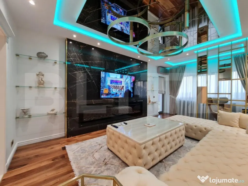 Apartament LUX cu 3 camere, 84 mp, etajul 1, zona Burdujeni