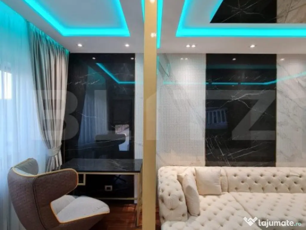 Apartament LUX cu 3 camere, 84 mp, etajul 1, zona Burdujeni