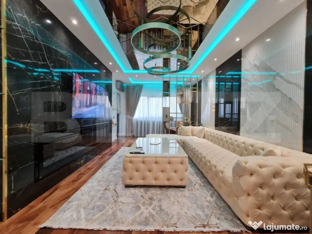 Apartament LUX cu 3 camere, 84 mp, etajul 1, zona Burdujeni