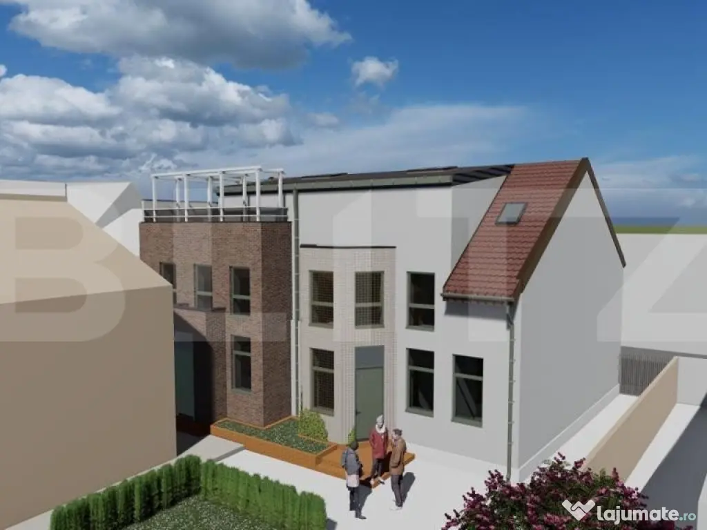 Penthouse ultracentral – 3 camere, 90 mp utili + terasă