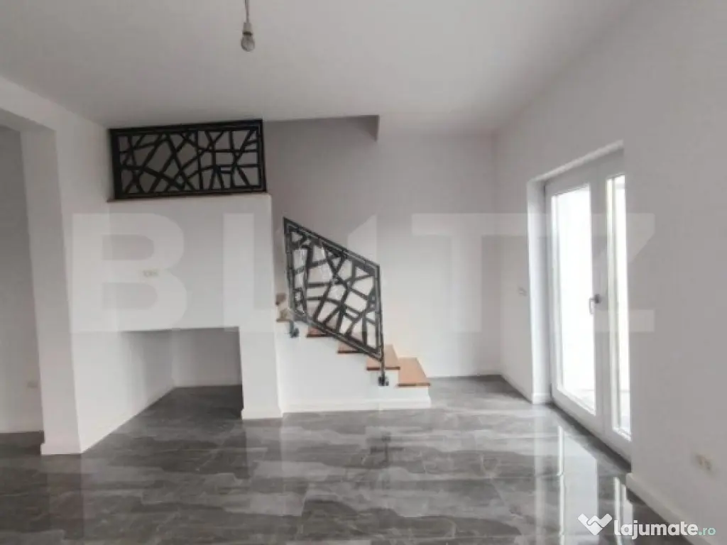 Duplex despartit, 4 camere, 120 mp utili, finisat, Ghiroda