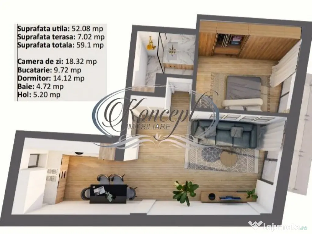 Apartament nou in zona Centrala