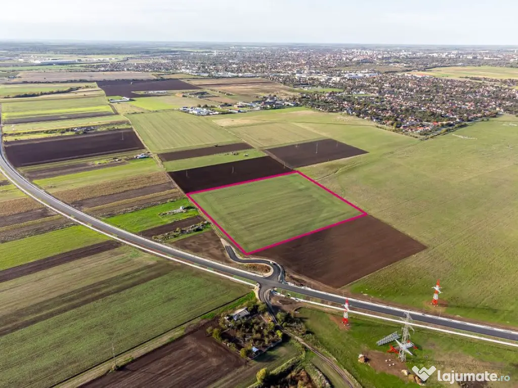 Teren industrial poziționat strategic 17 eur/mp 