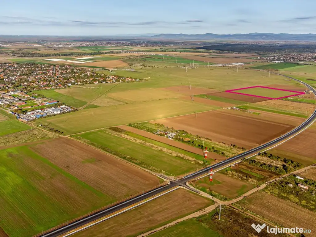 Teren industrial poziționat strategic 17 eur/mp 