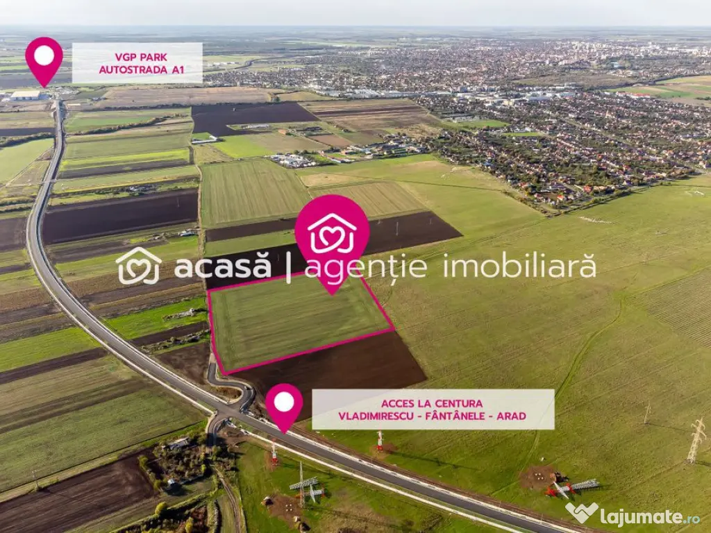 Teren industrial poziționat strategic 17 eur/mp