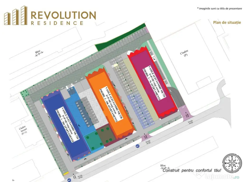 NEW! COMISION 0% Apartamente 2camere - Vasile Alecsandri 72E,Baia Mare 