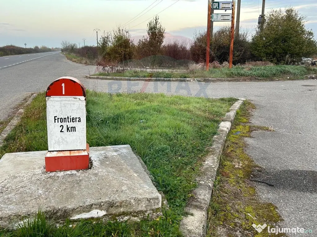 Teren Intravilan 20000 mp. plus cladire statie Peco 