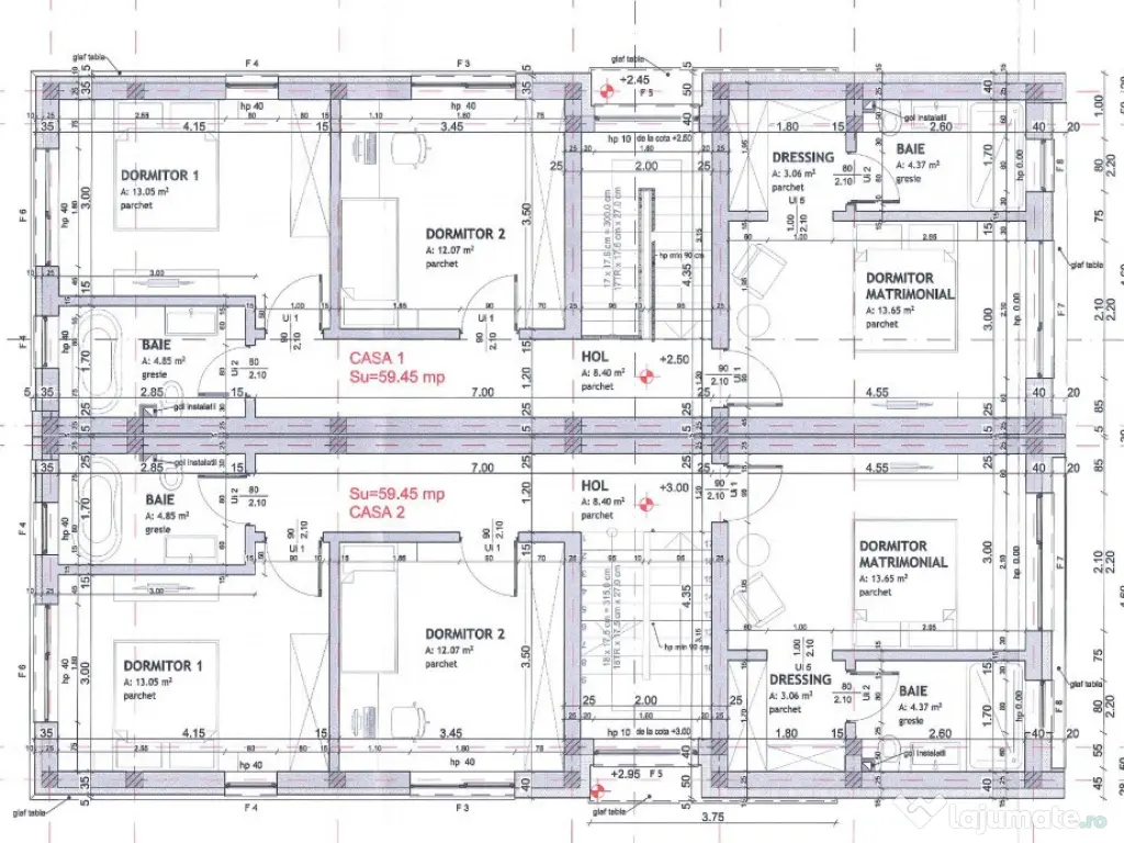 Duplex 119 mp, panoramic view zona Vivo Floresti 