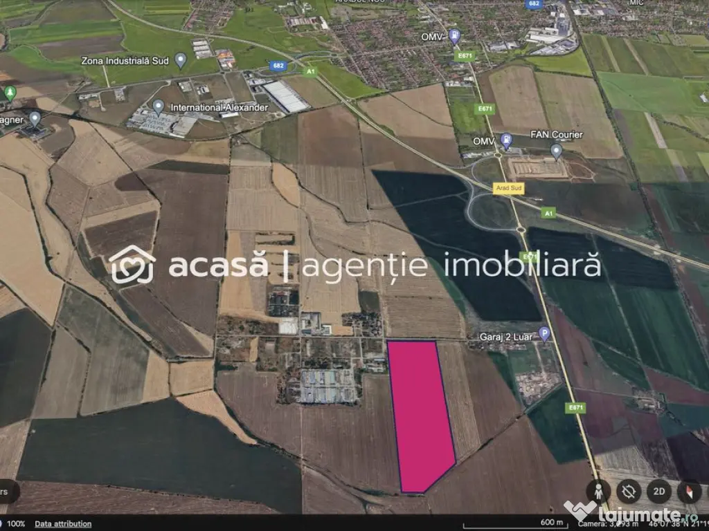 Teren cu PUZ ideal pentru parc logistic și de servicii 