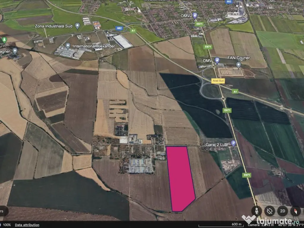 Teren cu PUZ ideal pentru parc logistic și de servicii 