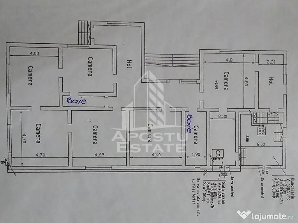 Casa individuala cu 5 camere si 3 bai, teren 1700 mp, Gia... 