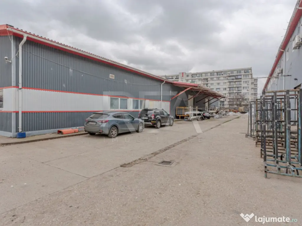 Doua hale / spatiu industrial + birouri 5000 mp / Sector 4