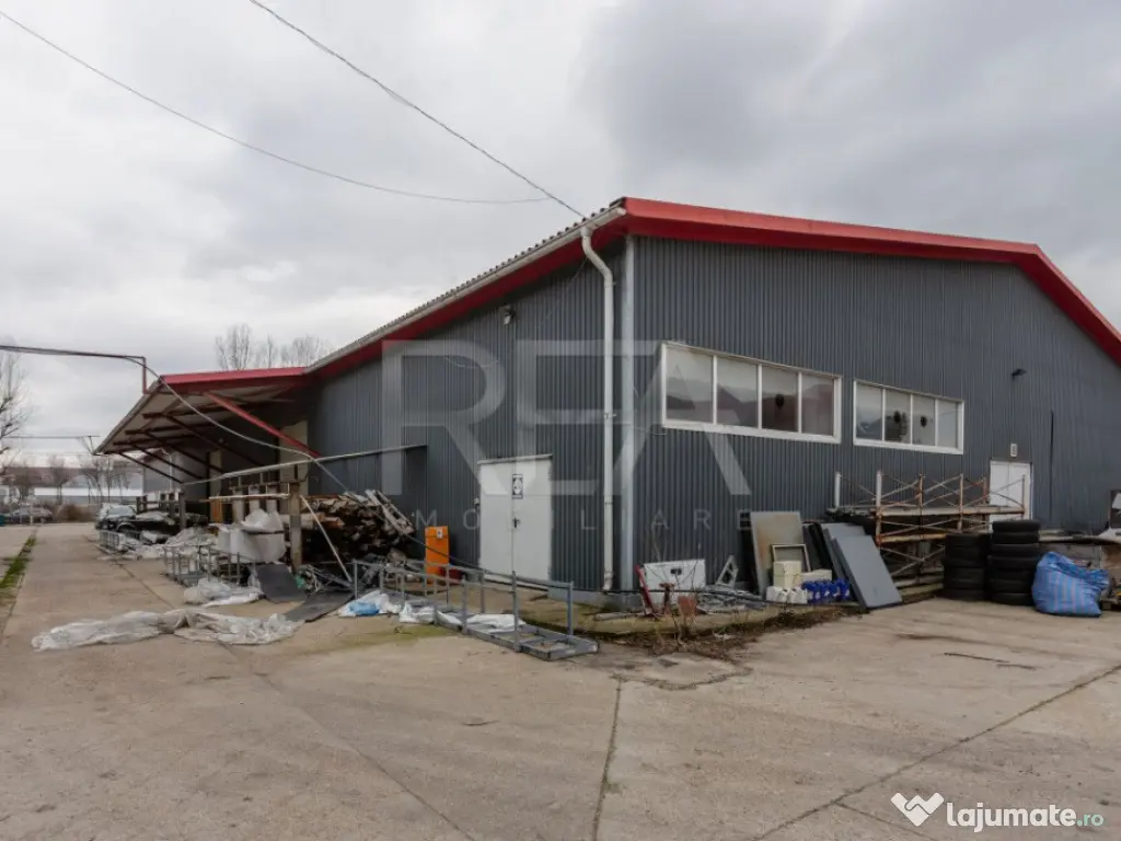 Doua hale / spatiu industrial + birouri 5000 mp / Sector 4