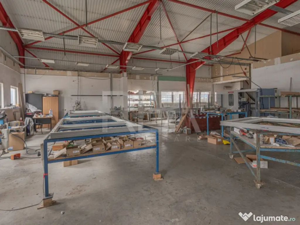 Doua hale / spatiu industrial + birouri 5000 mp / Sector 4