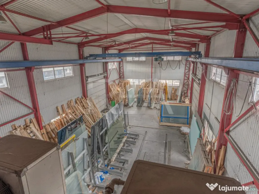 Doua hale / spatiu industrial + birouri 5000 mp / Sector 4