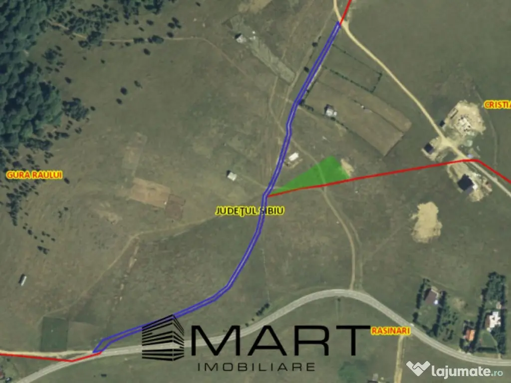 Teren intravilan zona Paltinis