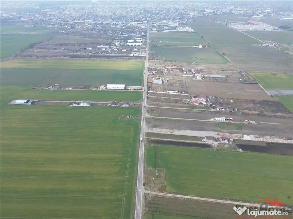 Teren intravilan 5.233 mp, D=16 ml, STRADA PRINCIPALA,zona O