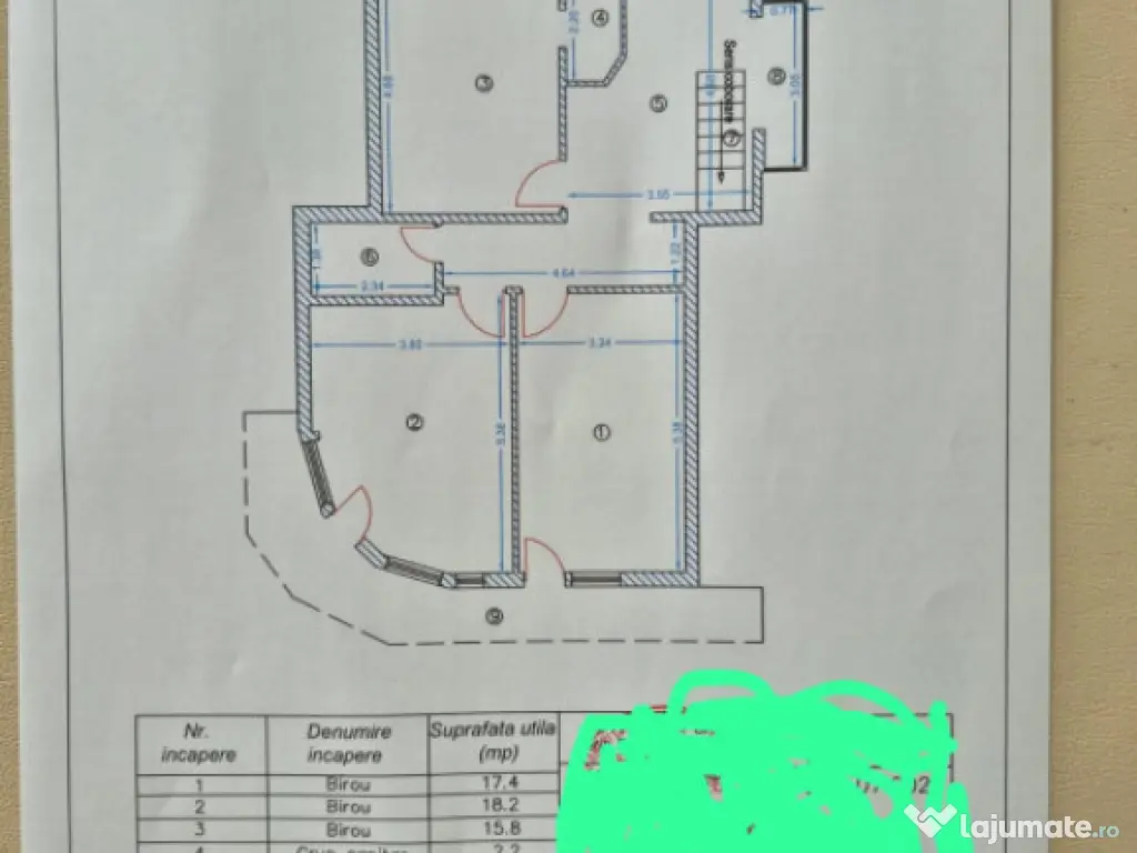 Spatiu birouri, diverse afaceri, in Vaslui, in spatele fostu 