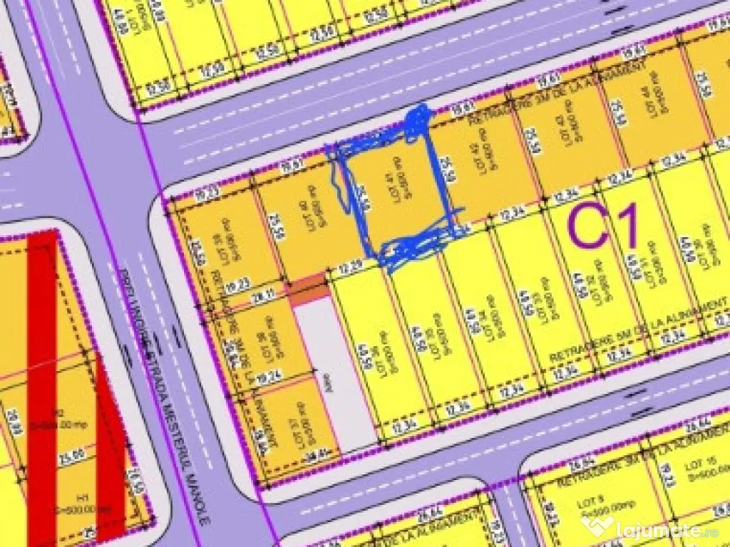 Veterani / 500 mp / deschidere 19,66