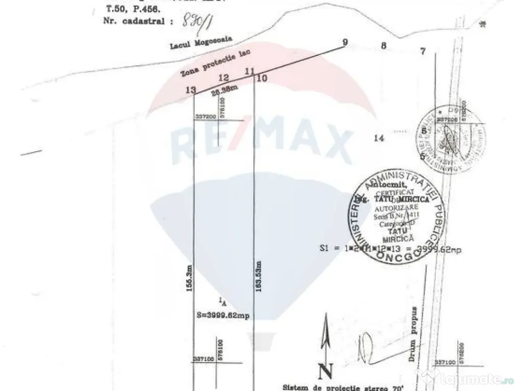 Teren 4000mp Mogosoaia|Strada Eugen Barbu|deschidere lacu... 