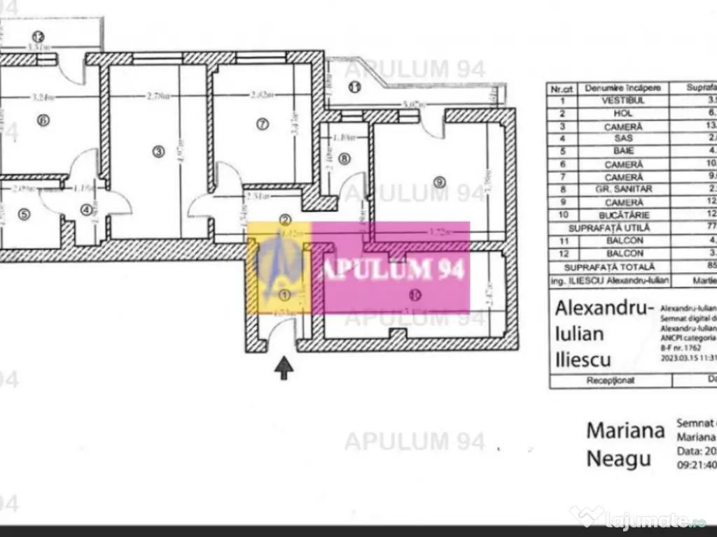 Apartament 4 camere Colentina Maior Bacila 