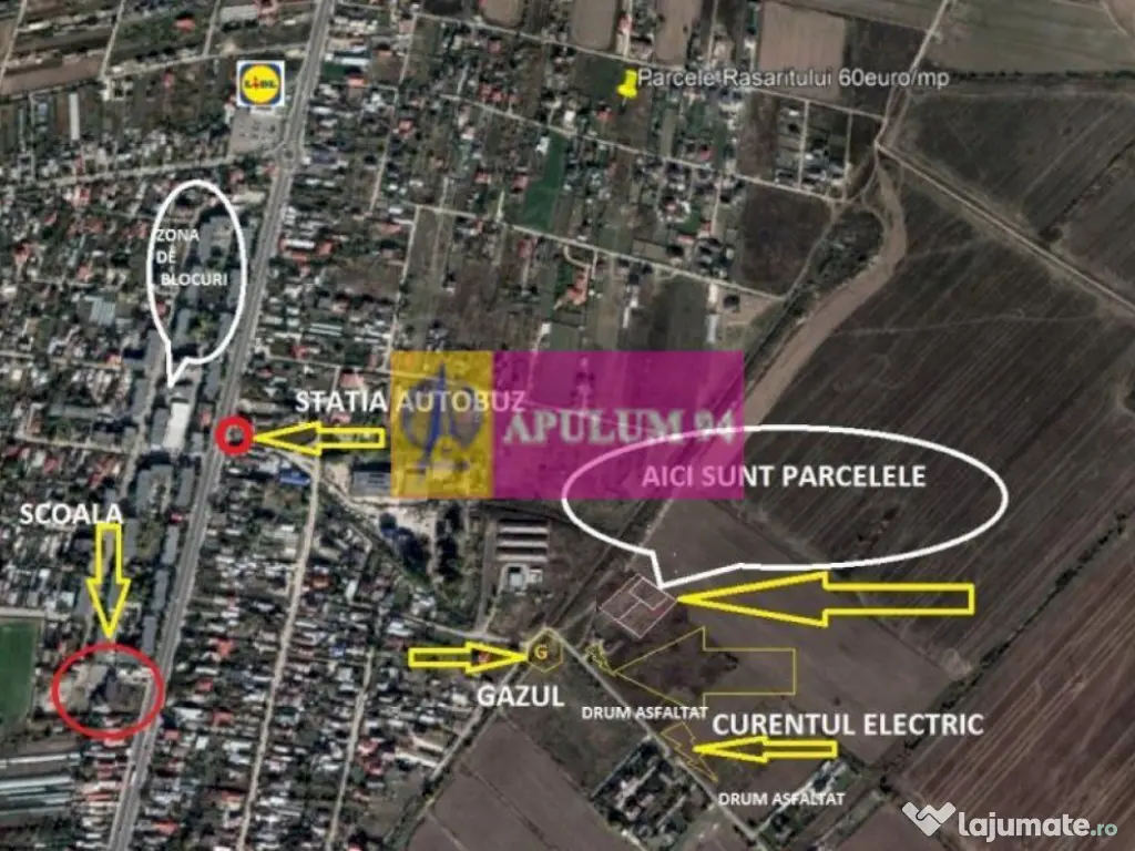 Teren construcție casă - 1 Decembrie - Zona Metropolita... 