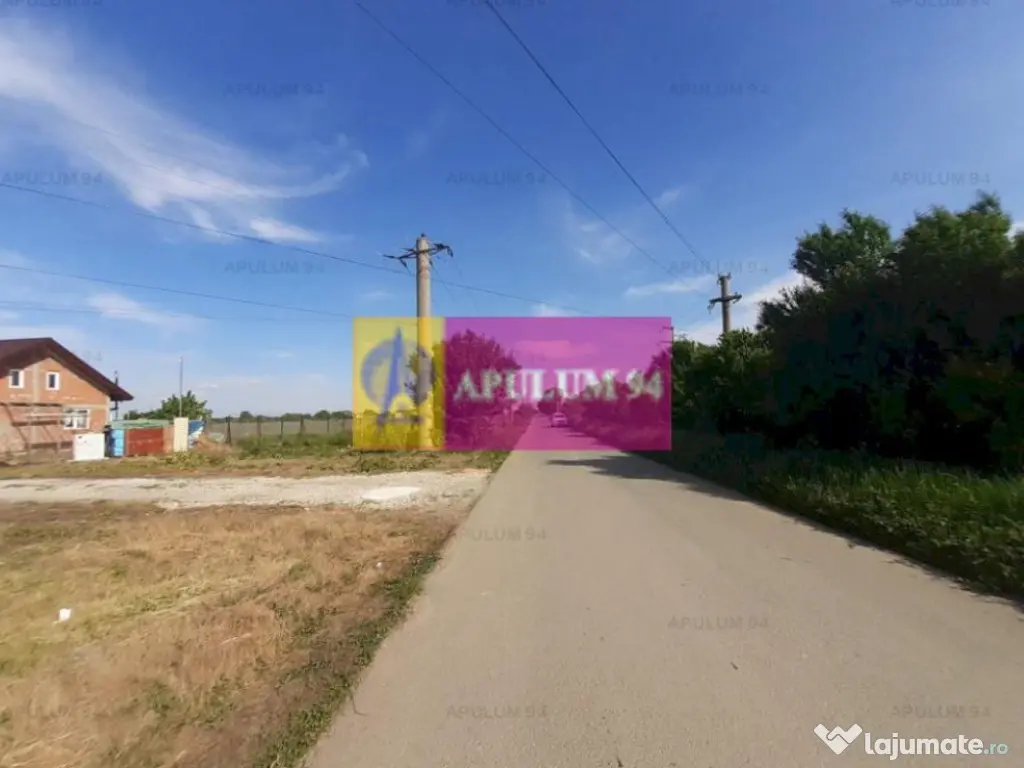 Teren construcție casă - 1 Decembrie - Zona Metropolita... 