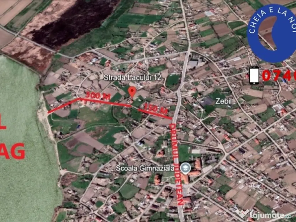 ID 7831 EXCLUSIVITATE - Teren cu casa in Sat ZEBIL