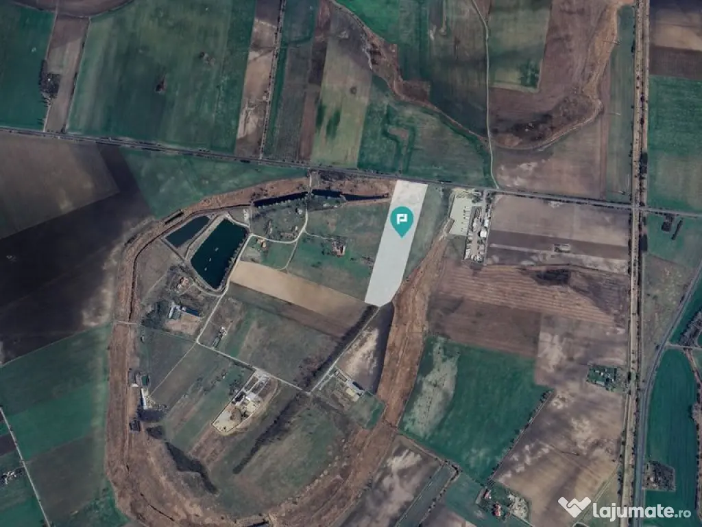 Teren compact de 50.000 mp la drum principal 