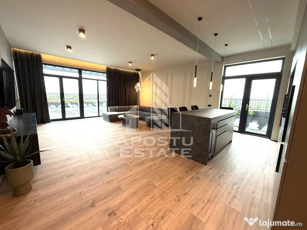 Penthouse exclusivist, 4 camere, terasa 140mp, in Dumbravita