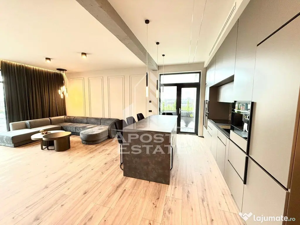 Penthouse exclusivist, 4 camere, terasa 140mp, in Dumbravita