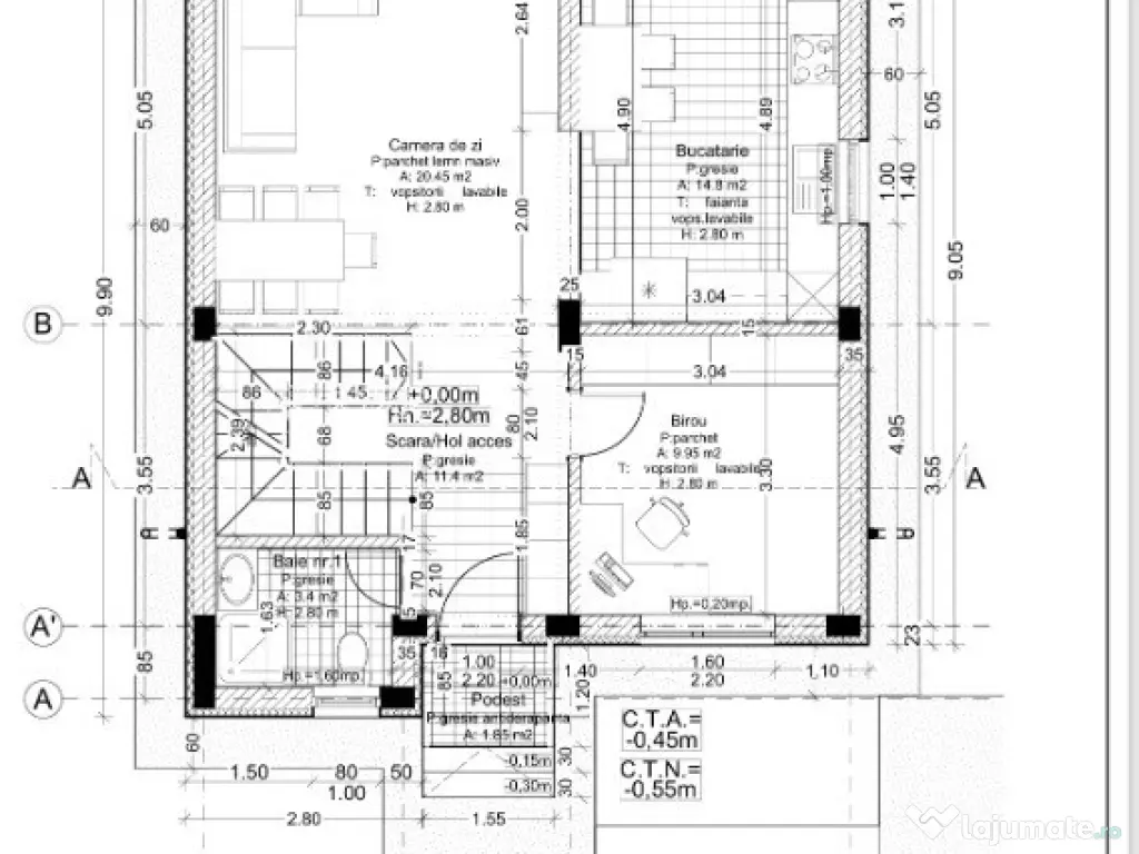 Casa individuala 5 CAMERE/TEREN 428 MP/Com.Berceni/COMISION 0 %