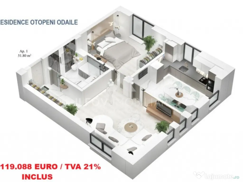 Sorescu Residence - Apartamente cu 2 camere, parcare, lift 