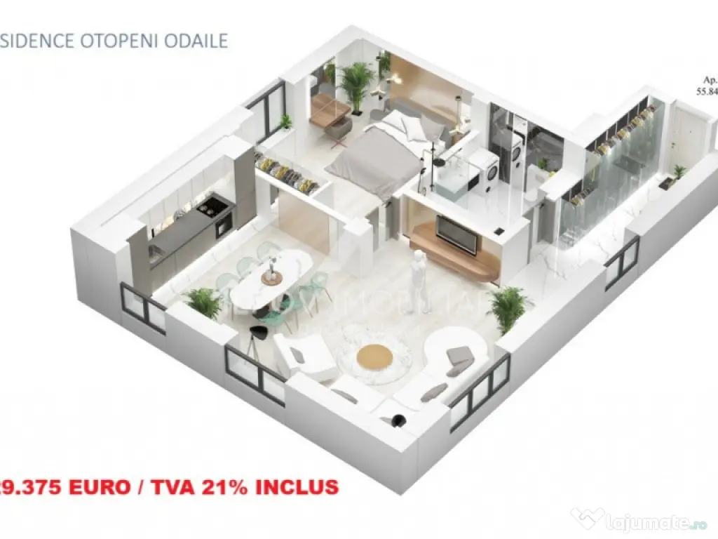 Sorescu Residence - Apartamente cu 2 camere, parcare, lift 