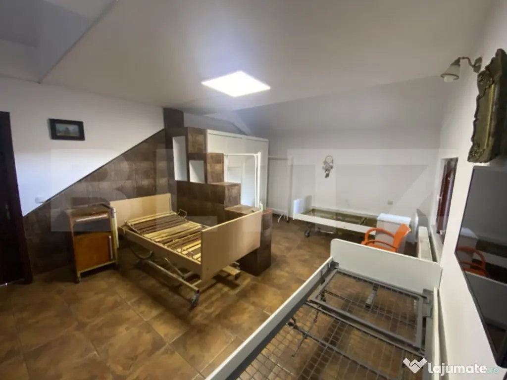 Cladire S+P+M 379 mp, teren 374 mp, afacere azil, zona Parc