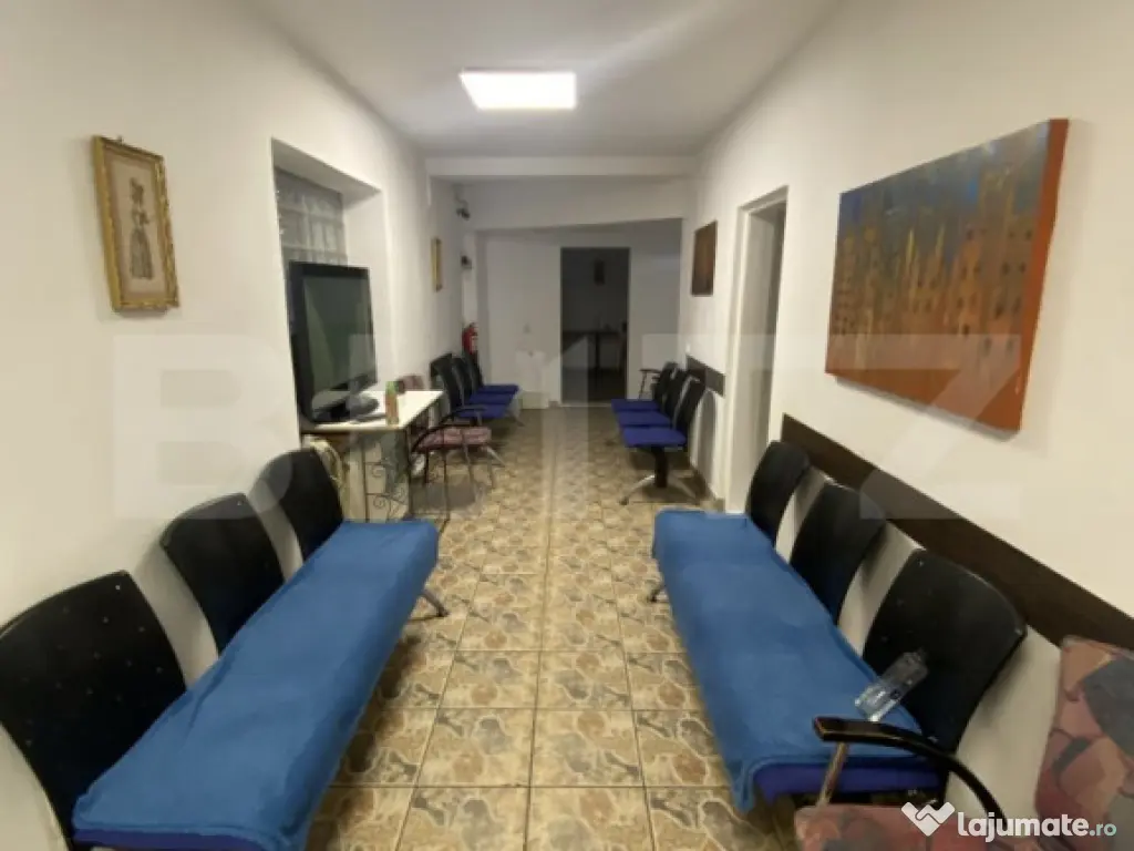 Cladire S+P+M 379 mp, teren 374 mp, afacere azil, zona Parc