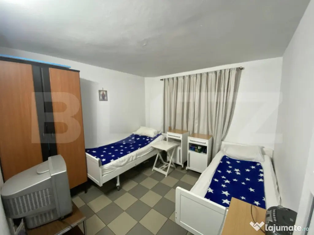 Cladire S+P+M 379 mp, teren 374 mp, afacere azil, zona Parc