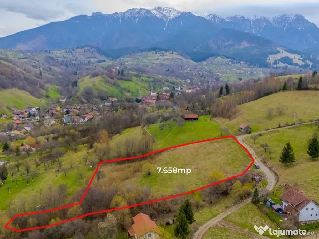 COMISION 0/Teren 7658 mp/Intravilan/Bran 