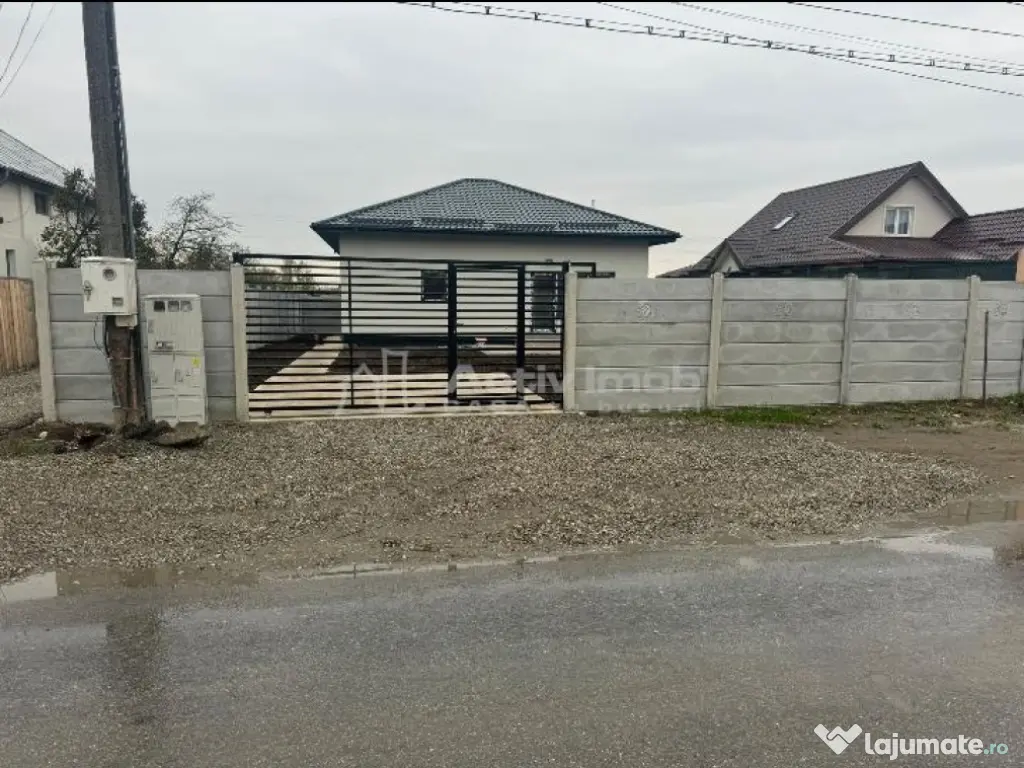 Casa individuala-3 camere-Toate utilitatile-Asfalt-STB-Mutar