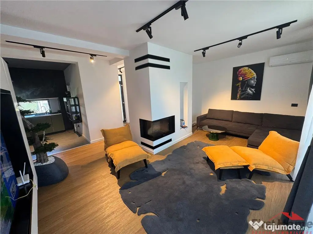 Casa parter NOUA, livada,130 mp utili, 490 mp teren,MOBILATA 