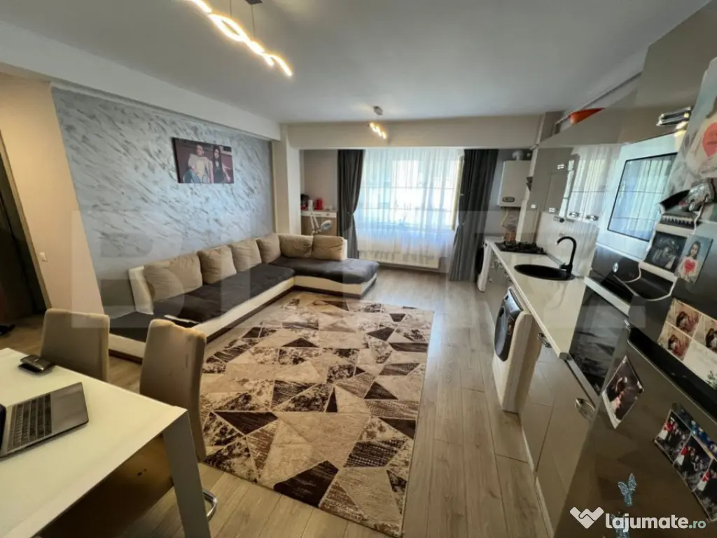 Apartament 2 camere, mobilat utilat, Et 1, zona Florilor