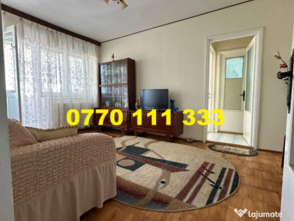 Apartament 3 camere confort 1, zona Garii, etaj 2 .