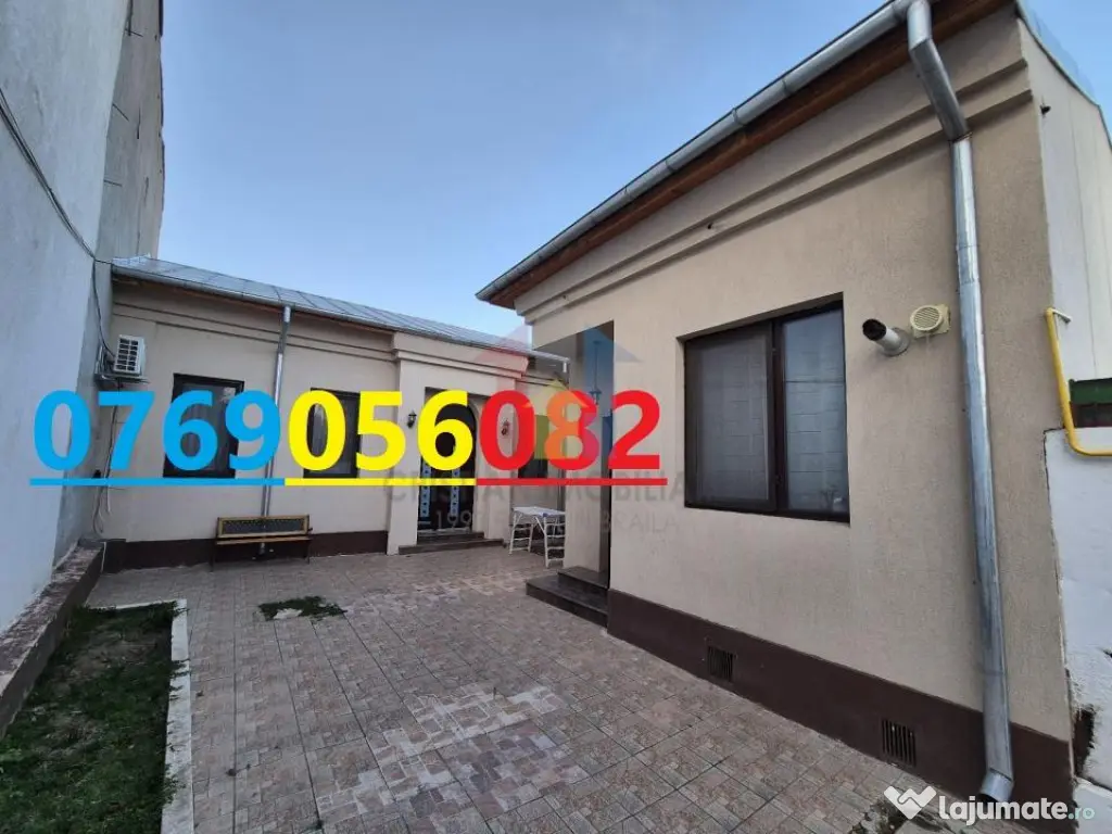 Casa 4 cam 200mp, caramida teren 509 mp mobilata zona Centr 