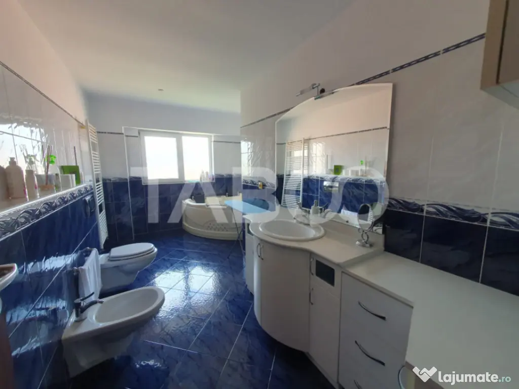 Apartament 4 camere 120 mp utili + balcon etaj 2 mobilat ut 